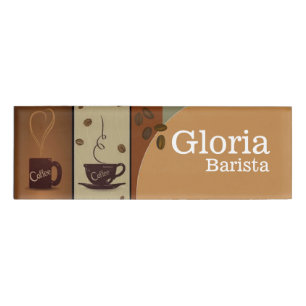 Coffee Name Tag