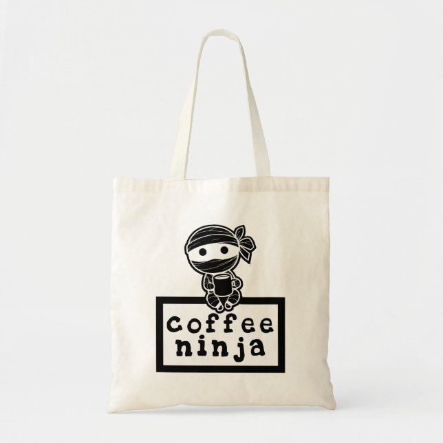 Coffee Ninja Tote Bag (Front)