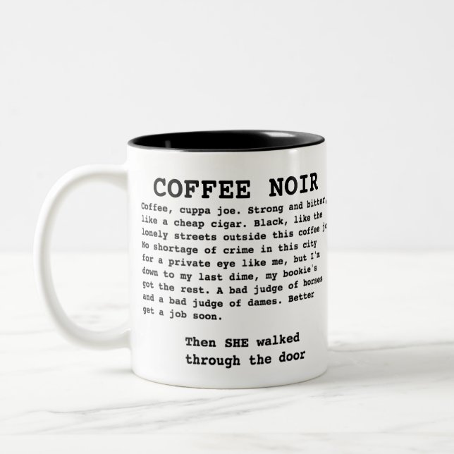 Coffee Noir Mug (Left)