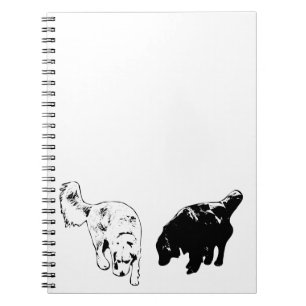 Coffee-Nook Planner — Retriever Duo Notebook