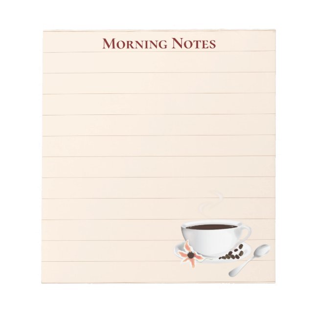 Coffee Notepad (Front)