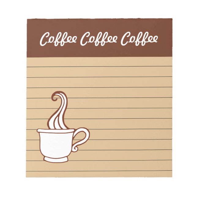 Coffee Notepad (Front)