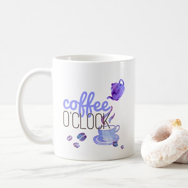 Coffee o clock mug (With Donut)