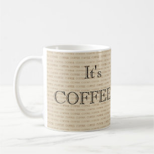 Coffee O'clock Pattern Mug