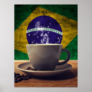 Coffee of Brazil Poster