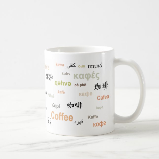 Coffee of the World Mug (in Orange/ Autumn (Right)