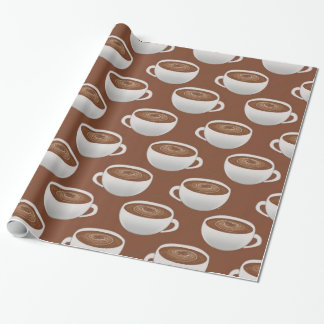 Coffee On Coffee Wrapping Paper