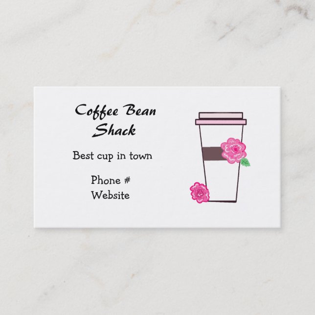 Coffee On The Go Business Card (Front)