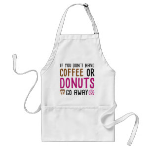 Coffee Or Doughnuts Standard Apron