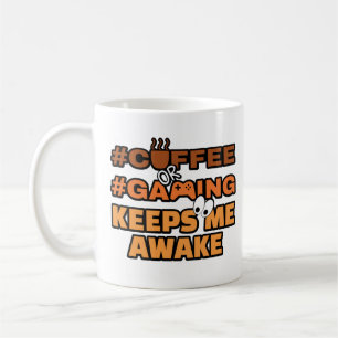 Coffee or Gaming Funny Quote Mug
