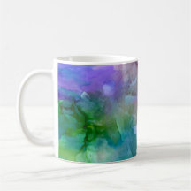 Coffee or Tea Mug abstract Colour Wheel design