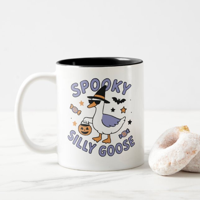 Coffee or tea mug (cup) Halloween  (With Donut)