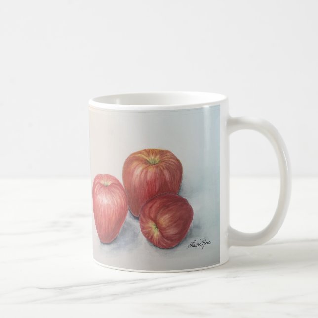 Coffee or Tea mug, featuring apple design Mug (Right)
