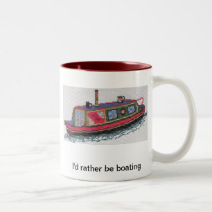 coffee or tea mug with unique cross stitch image