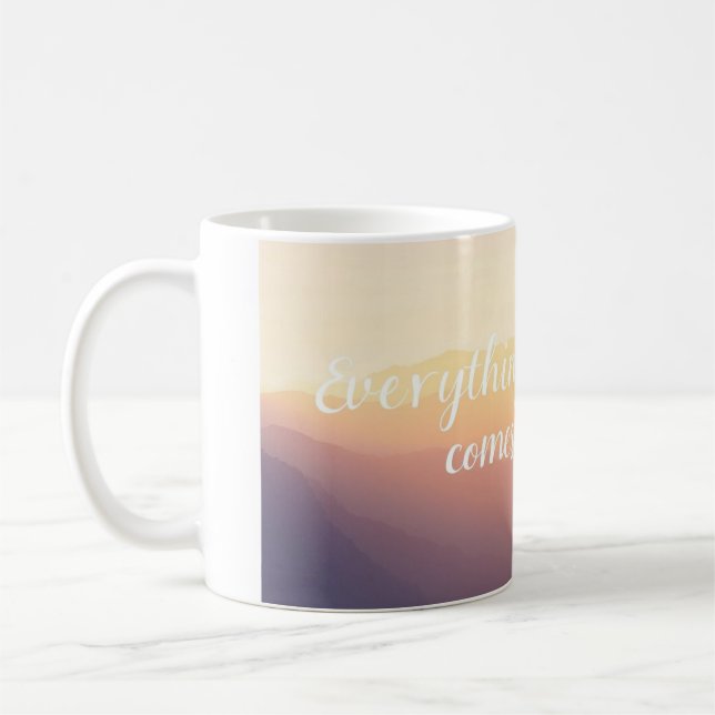 Coffee or tea with sense mug (Left)