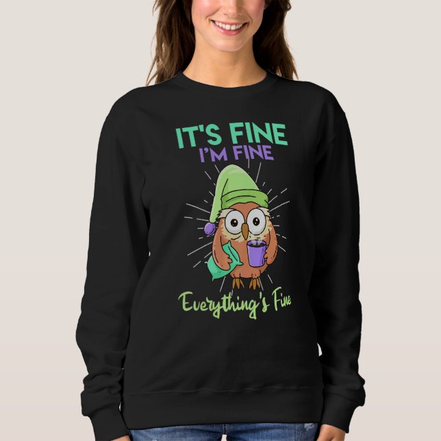 Coffee Owl Sweatshirt (Front)