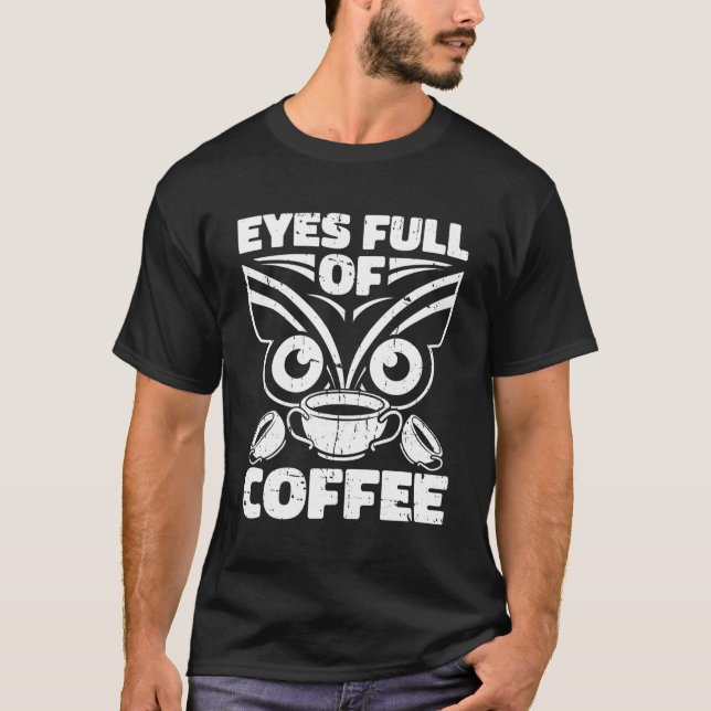 Coffee Owl T-Shirt (Front)