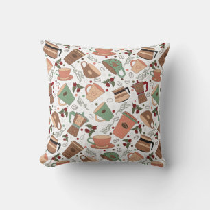 coffee pattern cushion