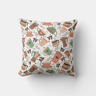coffee pattern cushion