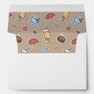 Coffee pattern envelopes