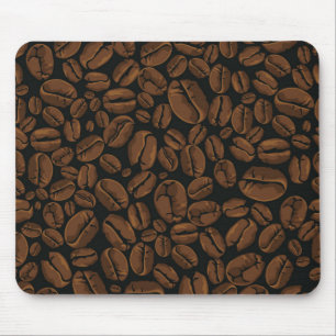 Coffee pattern mouse pad