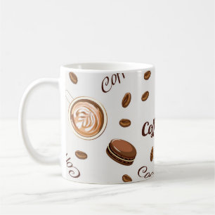 Coffee pattern mug