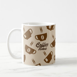 Coffee pattern mug