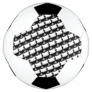 Coffee Pattern Soccer Ball