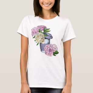 Coffee & Peonies T-Shirt