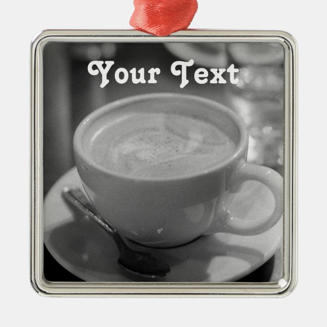 Coffee Personalised Ornament (Front)