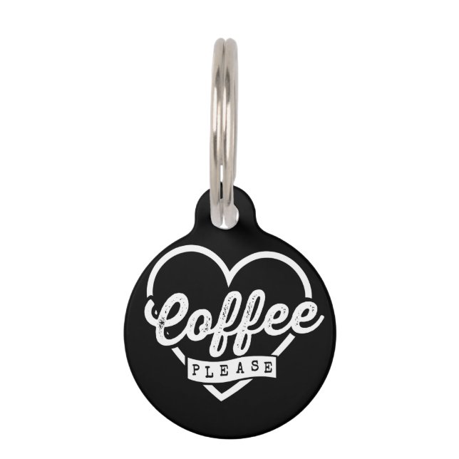 COFFEE PET TAG (Front)