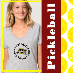 Coffee, Pickleball, Wine, Repeat T-Shirt