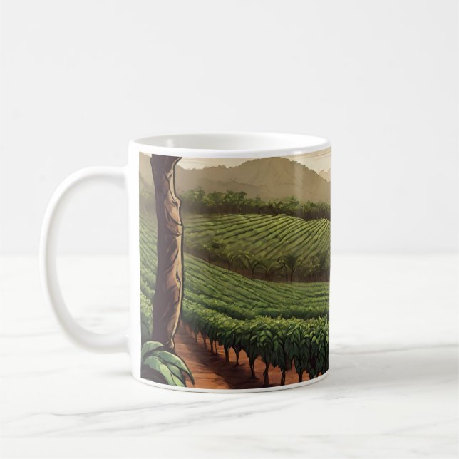 Coffee Plantation Coffee Mug (Left)