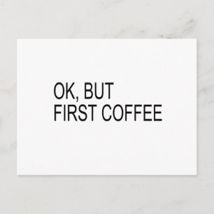 coffee postcard