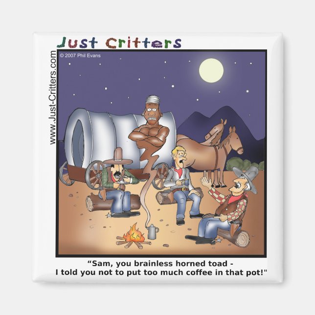 Coffee Pot Genie Magnet (Front)