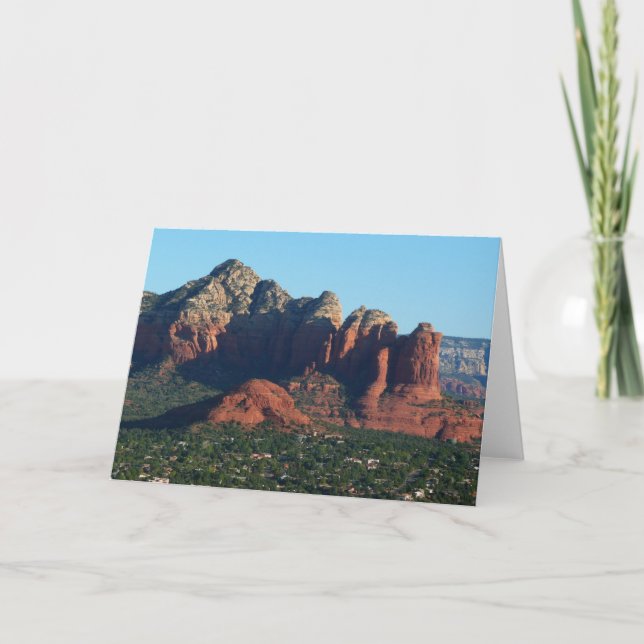 Coffee Pot Rock I in Sedona Arizona Card (Front)