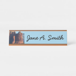 Coffee Pot Rock I in Sedona Arizona Desk Name Plate