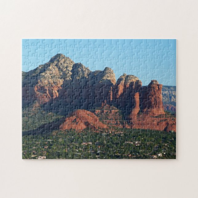 Coffee Pot Rock I in Sedona Arizona Jigsaw Puzzle (Horizontal)