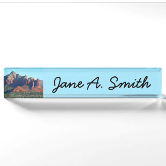 Coffee Pot Rock I in Sedona Arizona Nameplate