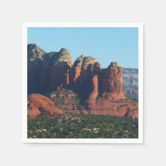 Coffee Pot Rock I in Sedona Arizona Napkin