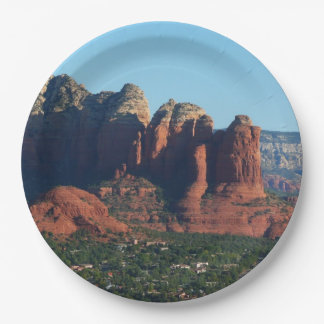 Coffee Pot Rock I in Sedona Arizona Paper Plate