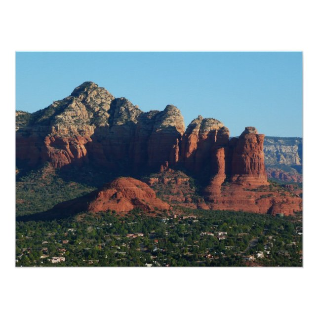 Coffee Pot Rock I in Sedona Arizona Poster (Front)