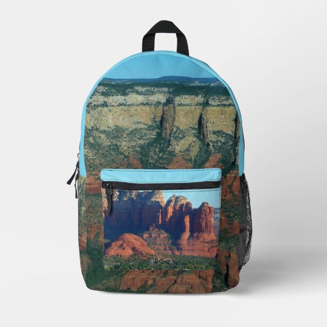 Coffee Pot Rock I in Sedona Arizona Printed Backpack (Front)