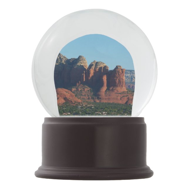 Coffee Pot Rock I in Sedona Arizona Snow Globe (Front)