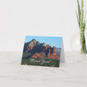Coffee Pot Rock I in Sedona Arizona Thank You Card