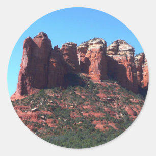 Coffee Pot Rock II in Sedona Arizona Classic Round Sticker