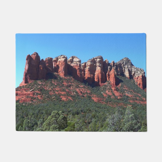Coffee Pot Rock II in Sedona Arizona Doormat (Front)