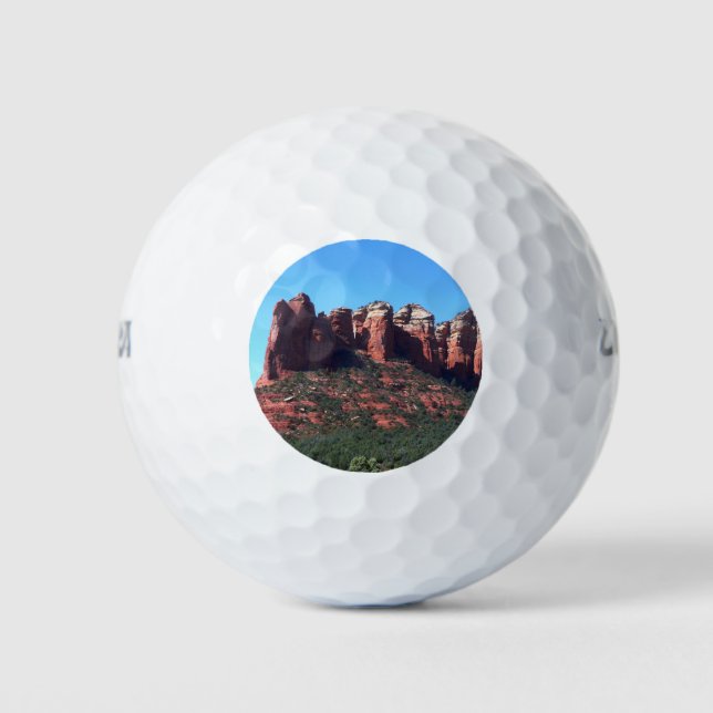 Coffee Pot Rock II in Sedona Arizona Golf Balls (Front)