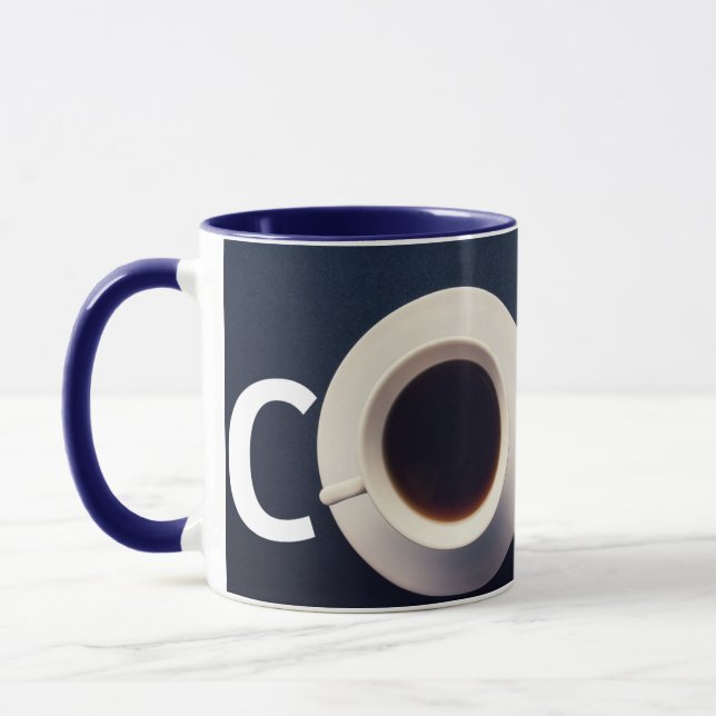 Coffee Print Mug (Left)