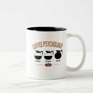 Coffee Psychology Two-Tone Coffee Mug